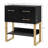 Quintonio Modern Console Table with Drawer, Storage Cabinet and Shelf-1466461204