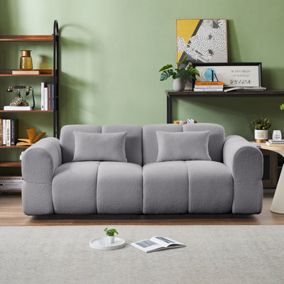 Upholstered Boucle Sofa
