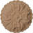 Kent 2.75'' H x 2.75'' W x 0.5'' D Wood Rosette Applique