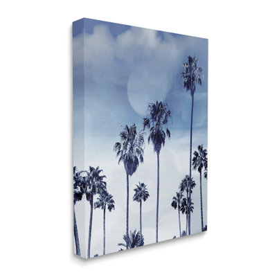 «Tall Tropical Pine Trees», impression monochromatique
