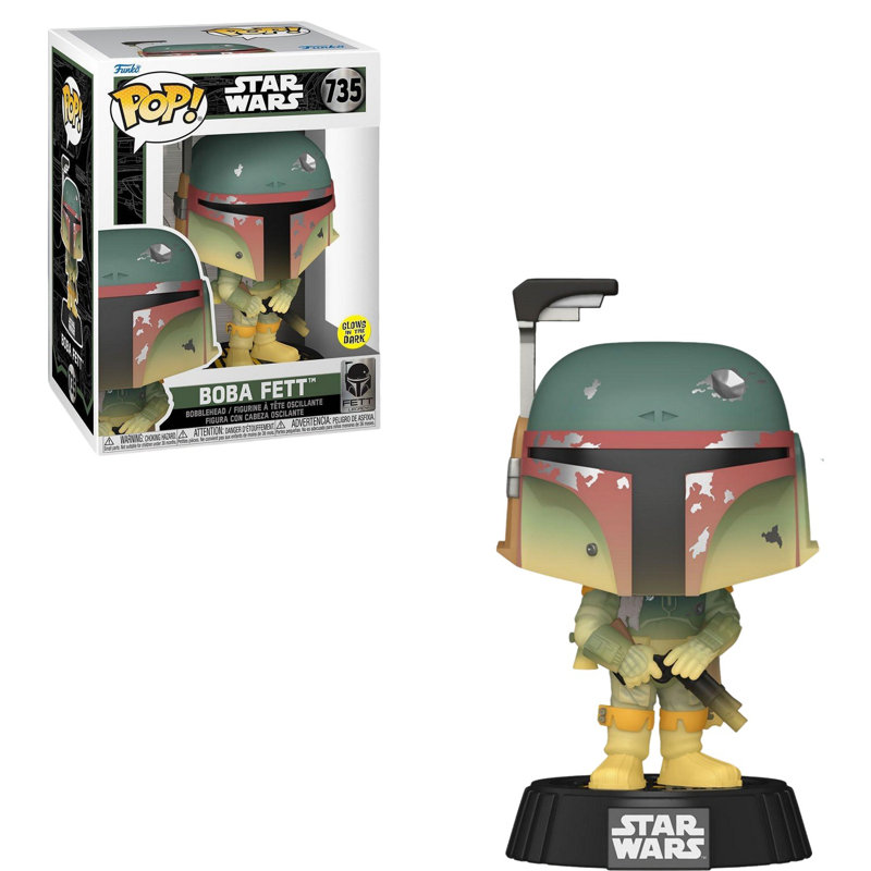 Funko Pop! Star Wars - Boba Fett (Glow-in-the-Dark) #735