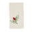 Embroidered Holly Placemat & Napkin Set (4 Placemats + 4 Napkins)