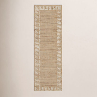 Erin Gates by Momeni Orchard Greek Key Jute and Wool Hand Woven Ivory Area Rug