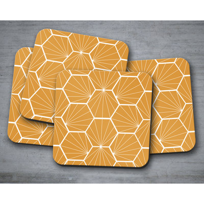 Square 4 Piece Coaster Set