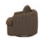 Fauteuil d'appoint pivotant à 360 ° avec coussins double couche-118805324