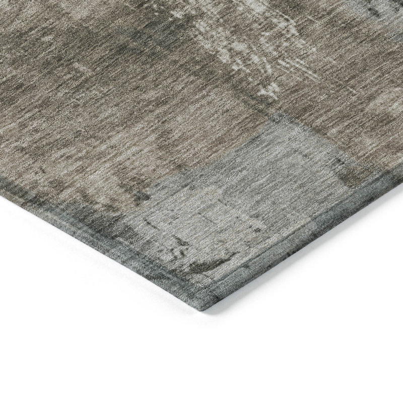 Tapis ivoire intérieur / extérieur lavable à la machine Cinead ACN1671, Rectangulaire 8 pi x 10 pi