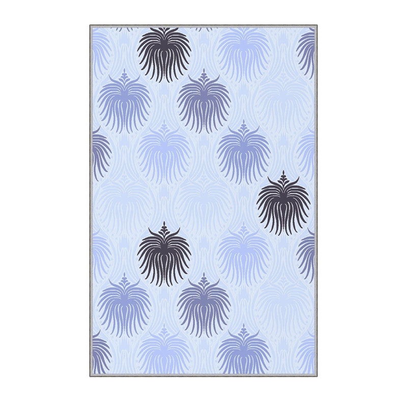 Antibacterial Hall Carpet, 3D Digital Printed, 3.3 x 9.8 Feet | 100% Polyester, 0.3 in Pile Height, PVC Non-Slip Underside | Machine Washable, Durable, Non-Slip Design for Modern Entryways & Living Spaces