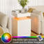 Nightstands with LED Light (Set of 2), Modern Side Table for Bedroom, Living Room-1219319572