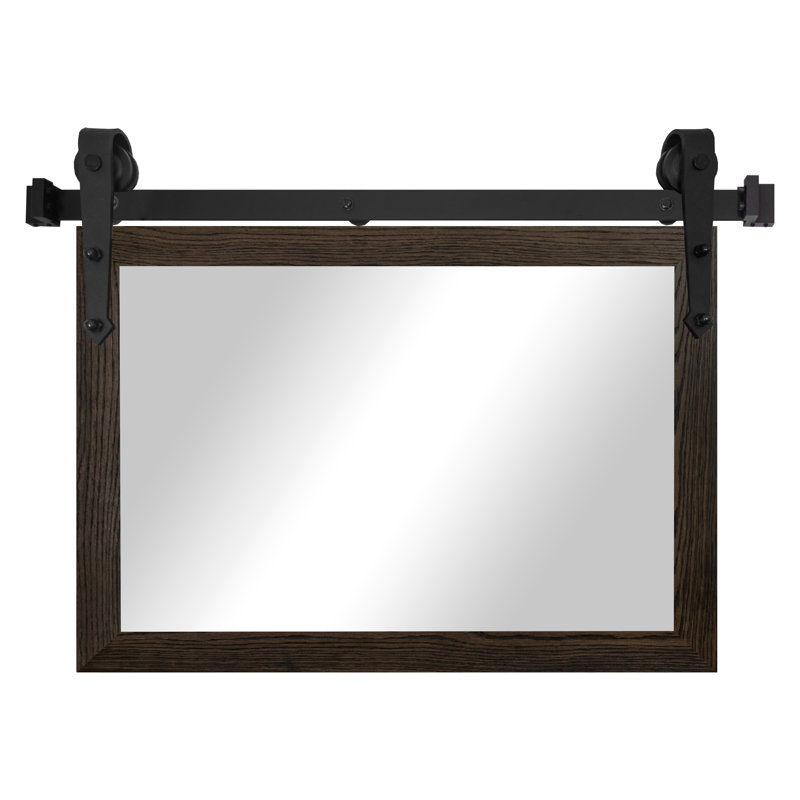 Miroir Gracie Oaks, Ébène, 28 po x 33 po