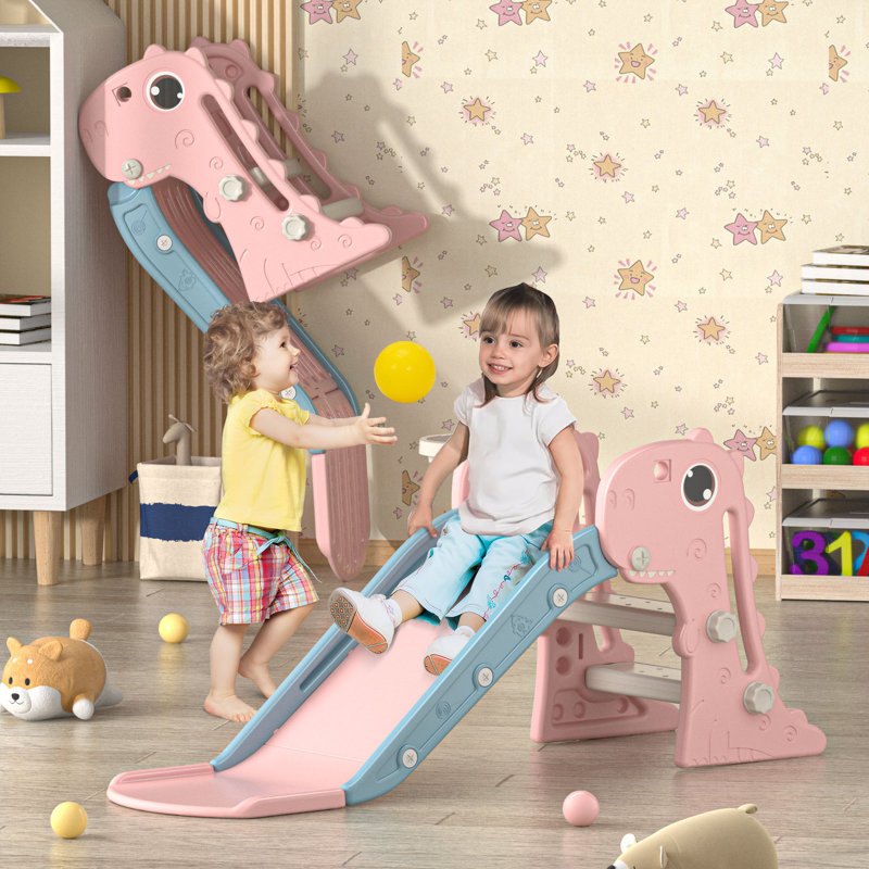 LeFluffy Indoor Slide, Pink