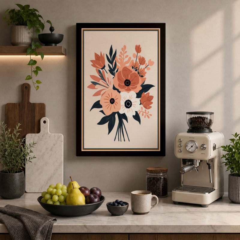 Print, 18x12 - 45.7 x 30.5 cm, Terracotta Border