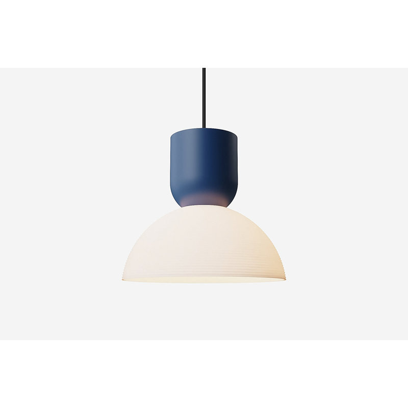 Buia Pendant Light, Midnight, White