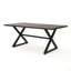 Rolando Outdoor Aluminum Dining Table With Steel Frame