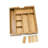 Bamboo Expandable Organizer With Removable Dividers