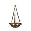 Luminaire suspendu bol simple 4 lumières Diane