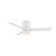 Axis 3 - Blade Indoor/Outdoor Smart Flush Mount Ceiling Fan with Remote Control and LED Light Kit Included, Works With Alexa and iOS / Android App