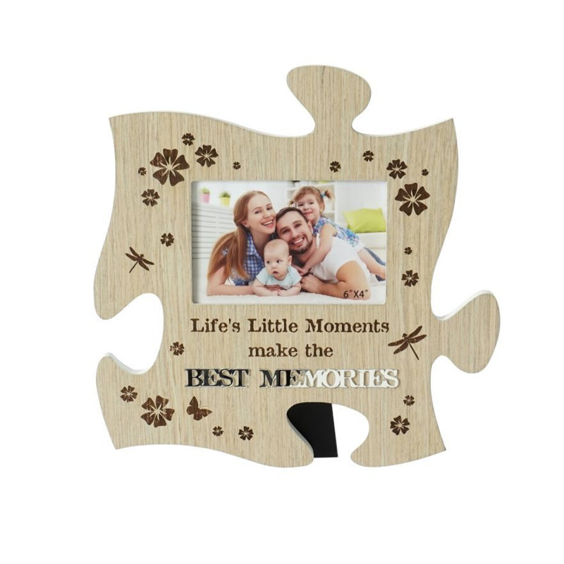 Cadre photo en placage de bois