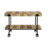 Industrial Style Sofa Table, Console Table With Open Bottom Shelf