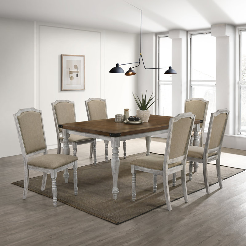 Arntraud 6 - Person Four Leg Dining Set