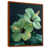 Toile avec cadre flottant brun