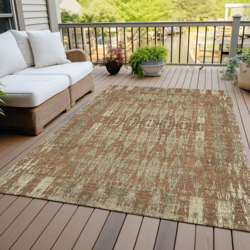 Jurnee Moroccan Indoor / Outdoor Rug, Rectangle 2'6" x 3'10"