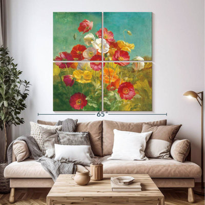 Coquelicots Harnek dans le champ