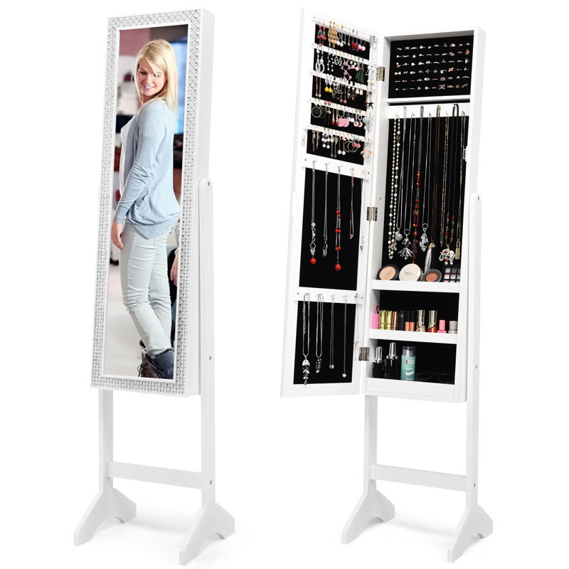 Rhudriah Jewellery Cabinet Jewelry Armoire