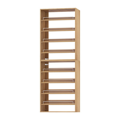 Modular Closet System, Versatile and Customizable Walk-In Design for Efficient Storage and Organization, Wood