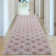 Carina Washable Rugs Trellis Design in Pink