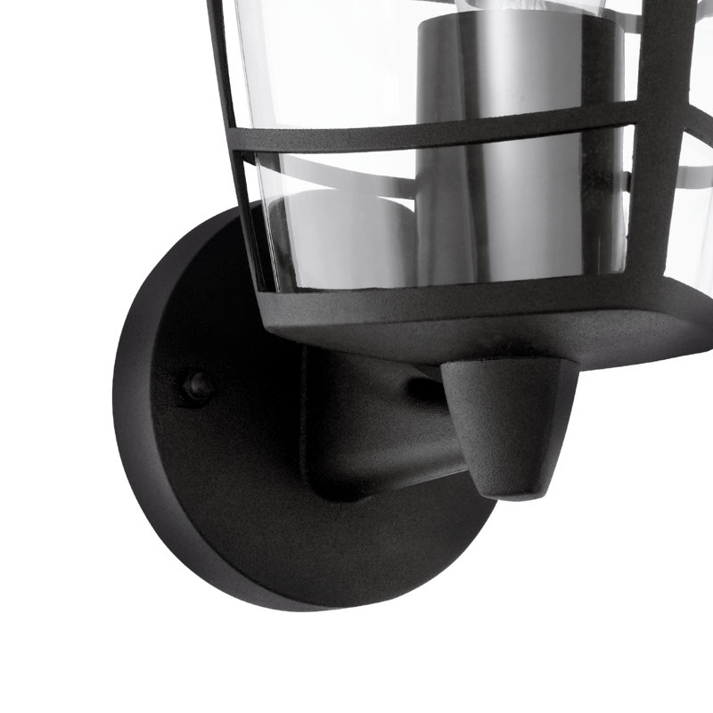 Treutlen 22.5cm H Outdoor Wall Lantern, Black