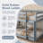 Twin Over Twin Solid Wood Bunk Beds With Ladder-1554300635