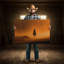 «Texas Sunset Cowboy», art sur toile - décor rustique occidental-590649021