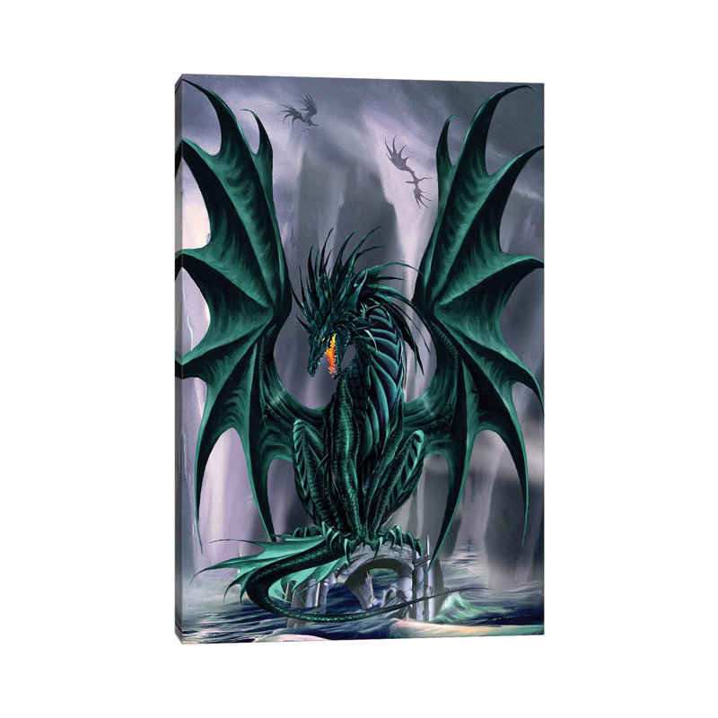Jade 1 Piece Wall Art on Canvas, 20.32 cm H x 30.48 cm W, Canvas