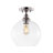 Chused Glass Semi Flush Mount