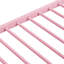 Lit superposé en métal rose simple au-dessus de - Produit moderne pour économiser de l'espace dans la chambre à coucher, construction en acier pour la longévité, environnement silencieux et silencieux, roulement de grande capacité, escalier sécuritaire inclus, assemblage facile avec-1701956455-1701956452