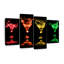 «Colorful Cocktail Drinks», reproduction sur toile-93059893