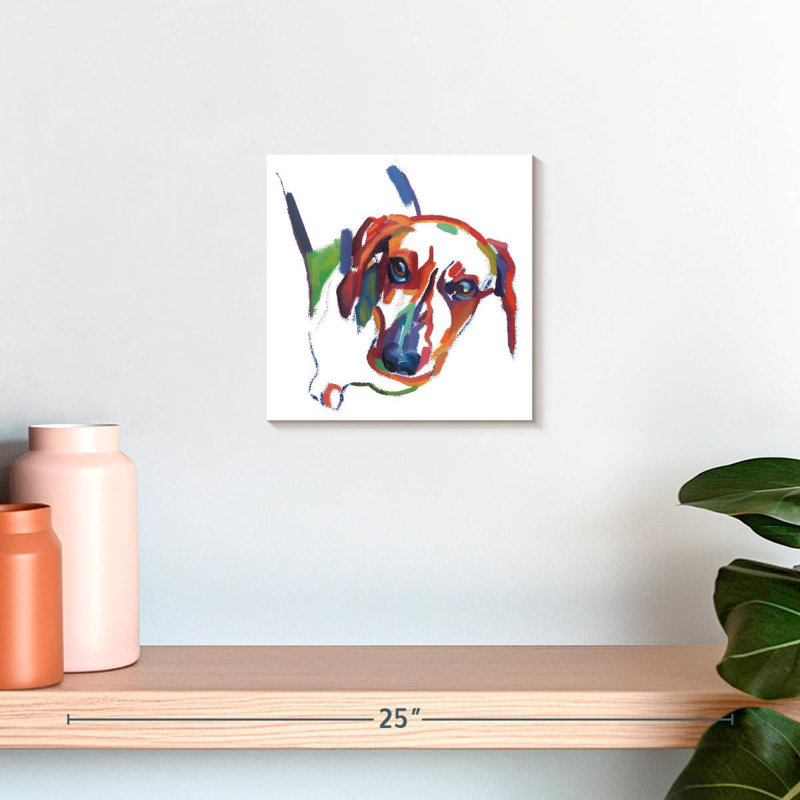 Crowle Dachshund Couleurs, H 10 po x l 10 po