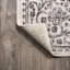 Tapis gris foncé / crème Shellenbarger Filigree Medallion-415505763