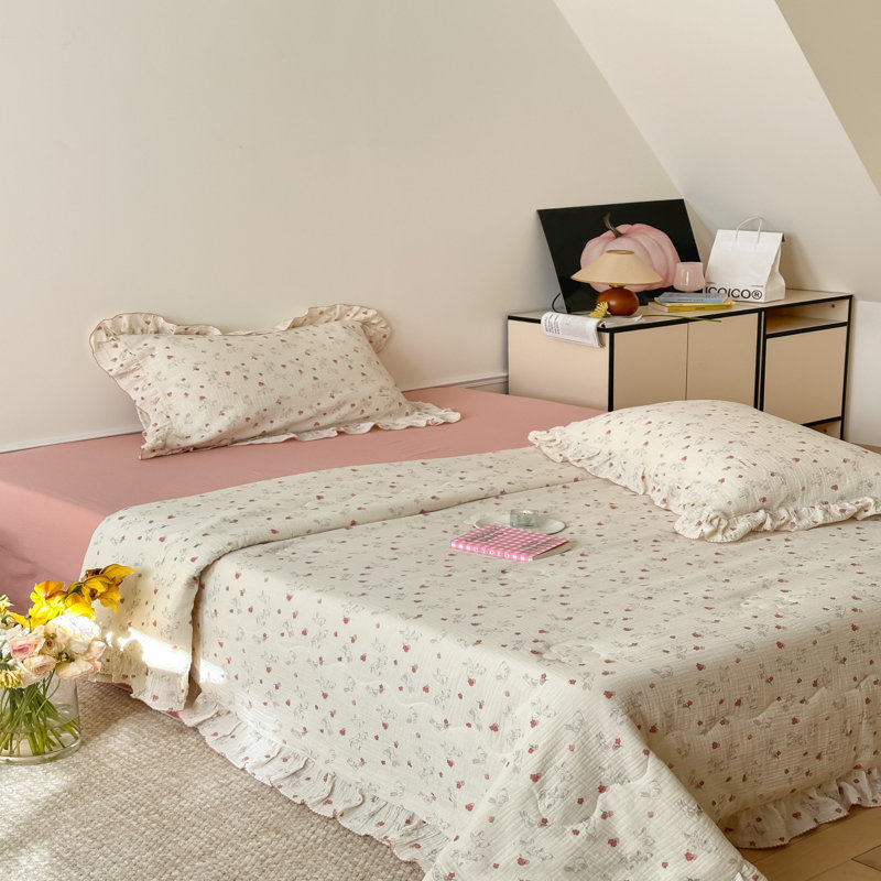 Ensemble de housse de couette minimaliste en mousseline de coton pour enfants (sans taies d'oreiller), Tout-petits