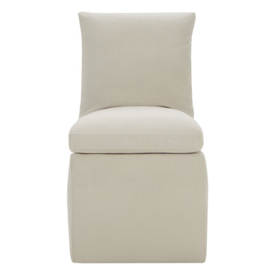 Chaise d'appoint rembourrée Alayaa