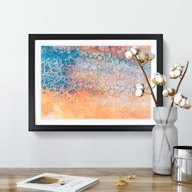 Good for You in Abstract - Picture Frame Painting Print, 48cm H x 65cm W , Black Framed