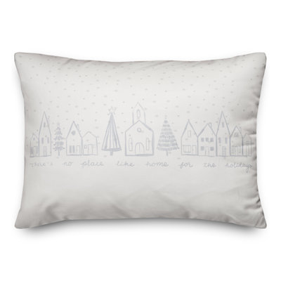 Coussin extérieur Winter Town No Place Like Home
