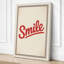Smile Typography - Wrapped Canvas-1124713771-1124713773
