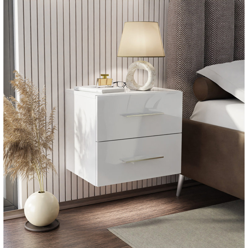 Varonique 2 Drawer Bedside Table