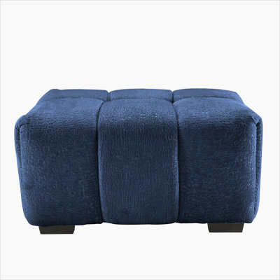 33 Sofas Blue Chenille - Ottoman