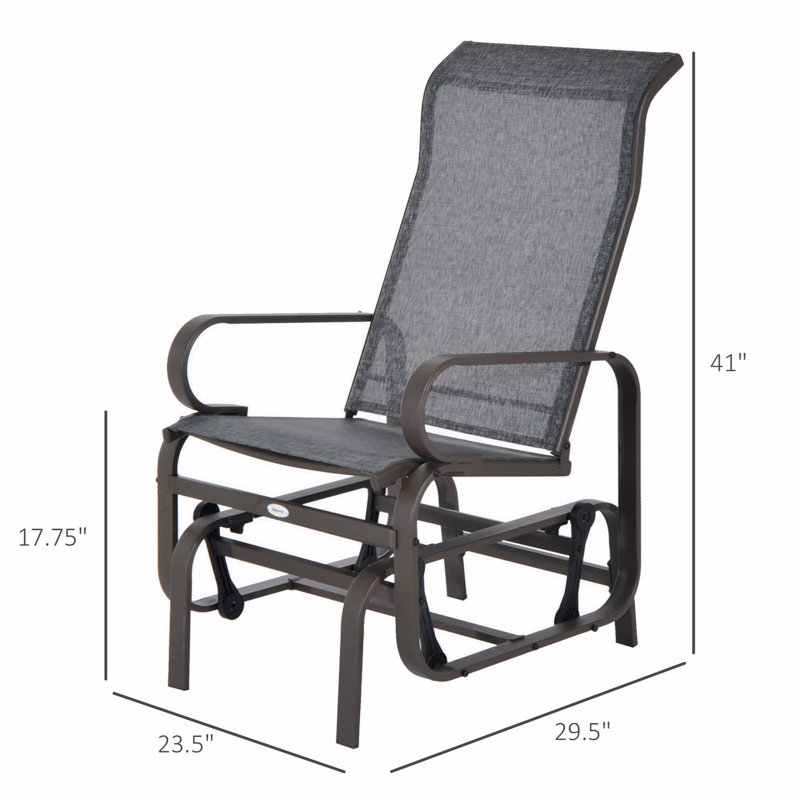 Chaise longue, chaise berçante simple
