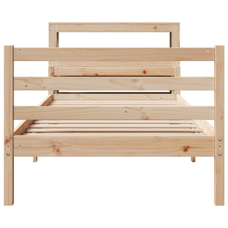 Chesley Bed, 100cm W x 200cm D, Brown