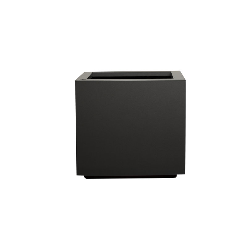 Metal Planter Box, Antrachite, 35cm H x 35cm W x 35cm D