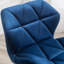 Fauteuil de bureau pivotant et capitonné, bleu-608115833