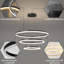 3 - Light LED Chandelier